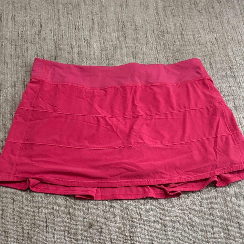 Lululemon Hot Pink, size 16 Long Pace Rival Skirt